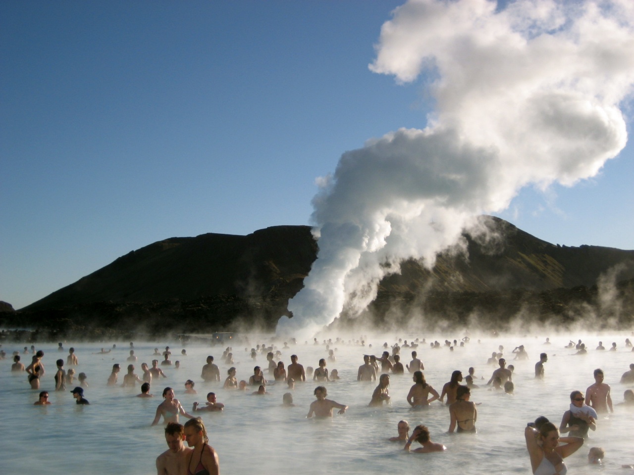 Исландия горячие источники голубая Лагуна