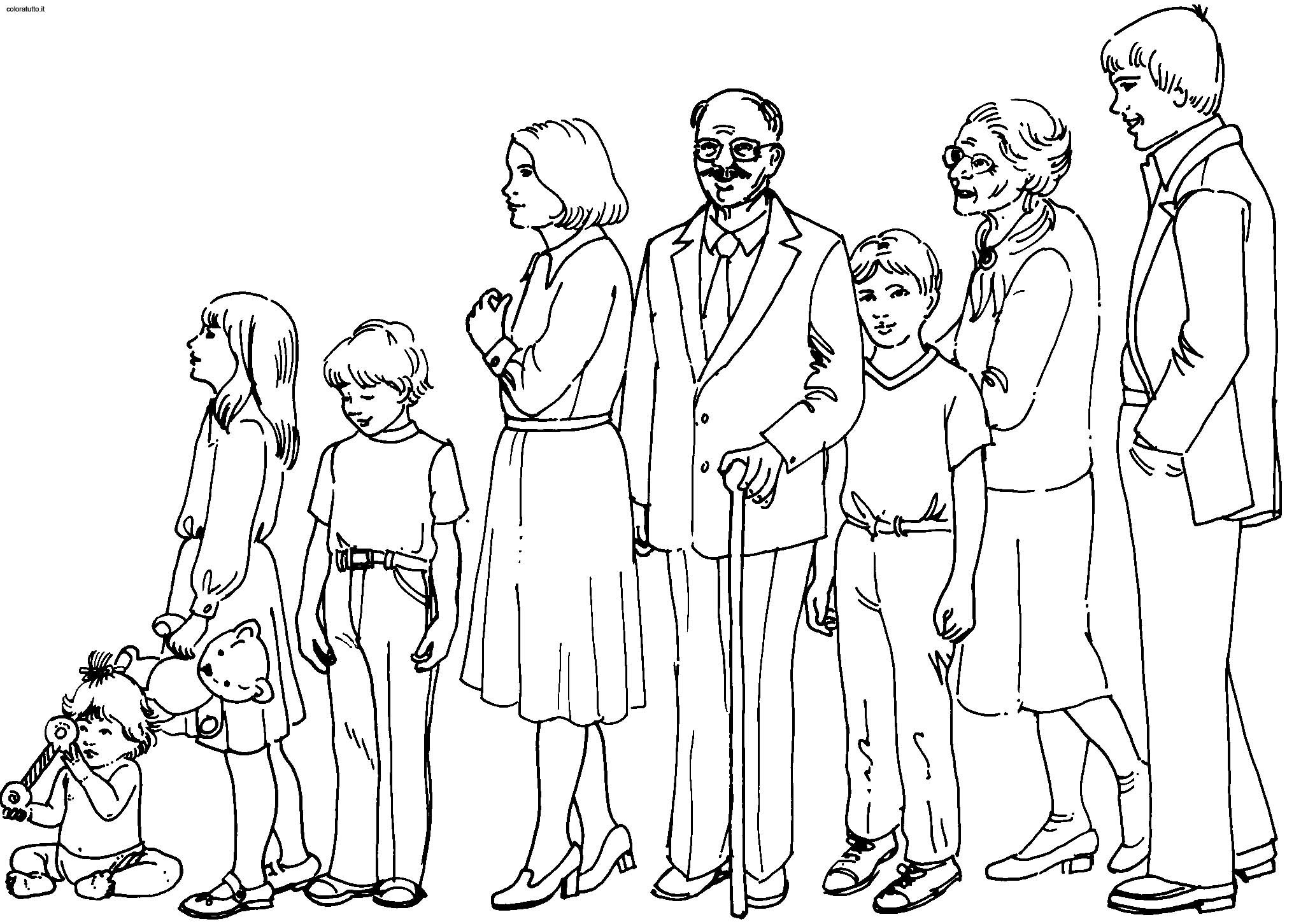 Рисунок на тему семья карандашом