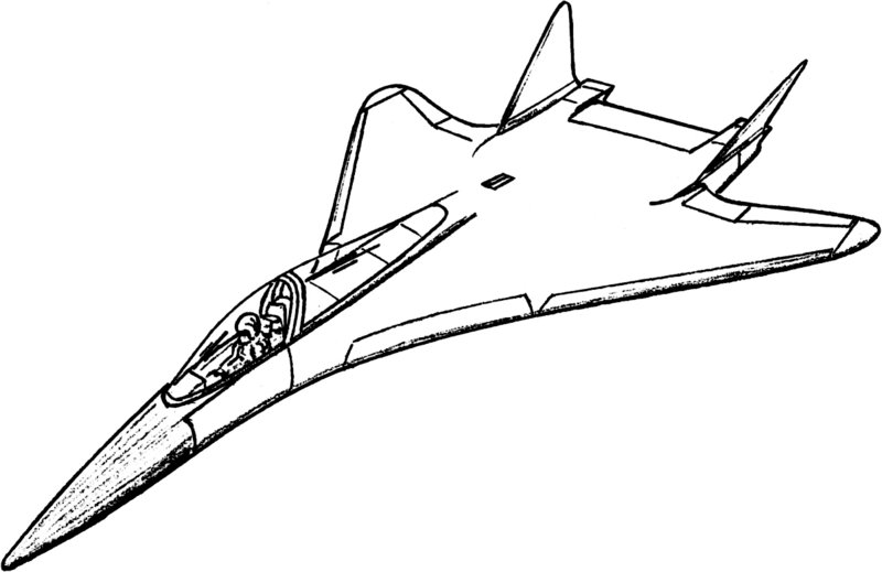 Самолет рисунок карандашом