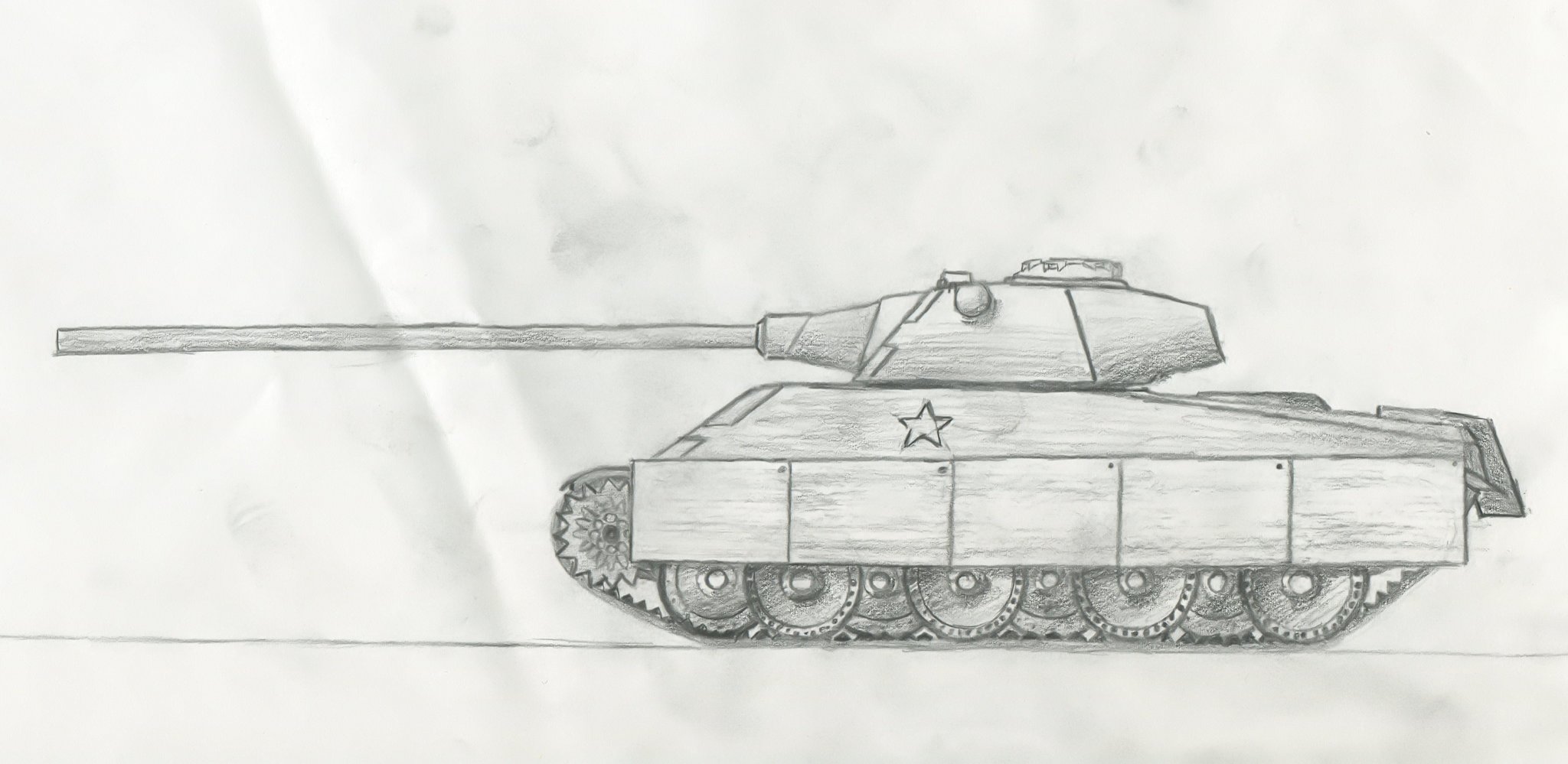 Рисунки танков карандашом