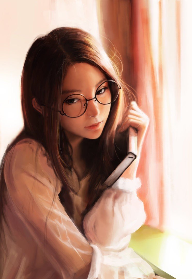 Азиатские девушки в очках красивые